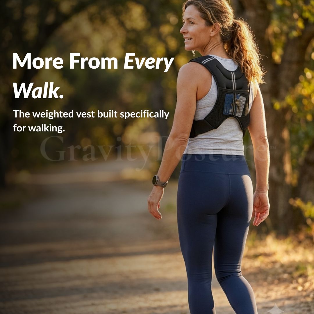 GravityPosture™ Weighted Vest for Walking
