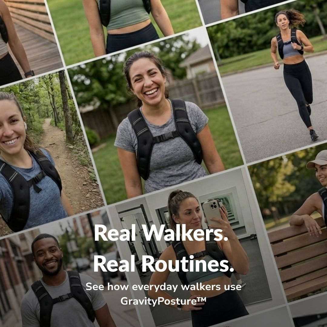 GravityPosture™ Weighted Vest for Walking